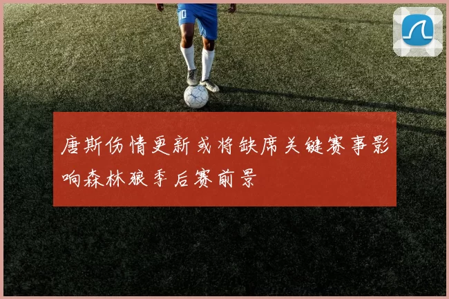 唐斯伤情更新或将缺席关键赛事影响森林狼季后赛前景