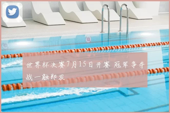 世界杯决赛7月15日开赛 冠军争夺战一触即发