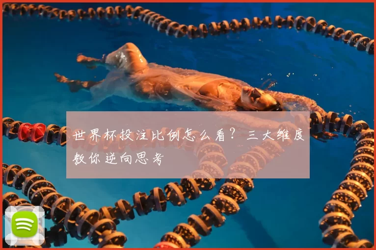 世界杯投注比例怎么看?三大维度教你逆向思考