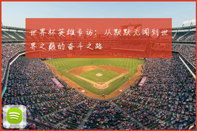 世界杯英雄专访：从默默无闻到世界之巅的奋斗之路